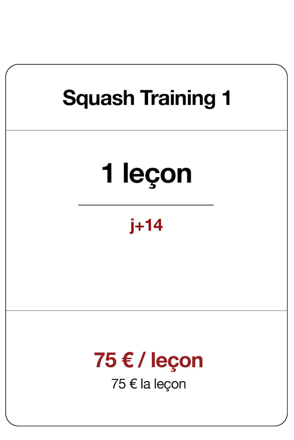 Squash Training 1