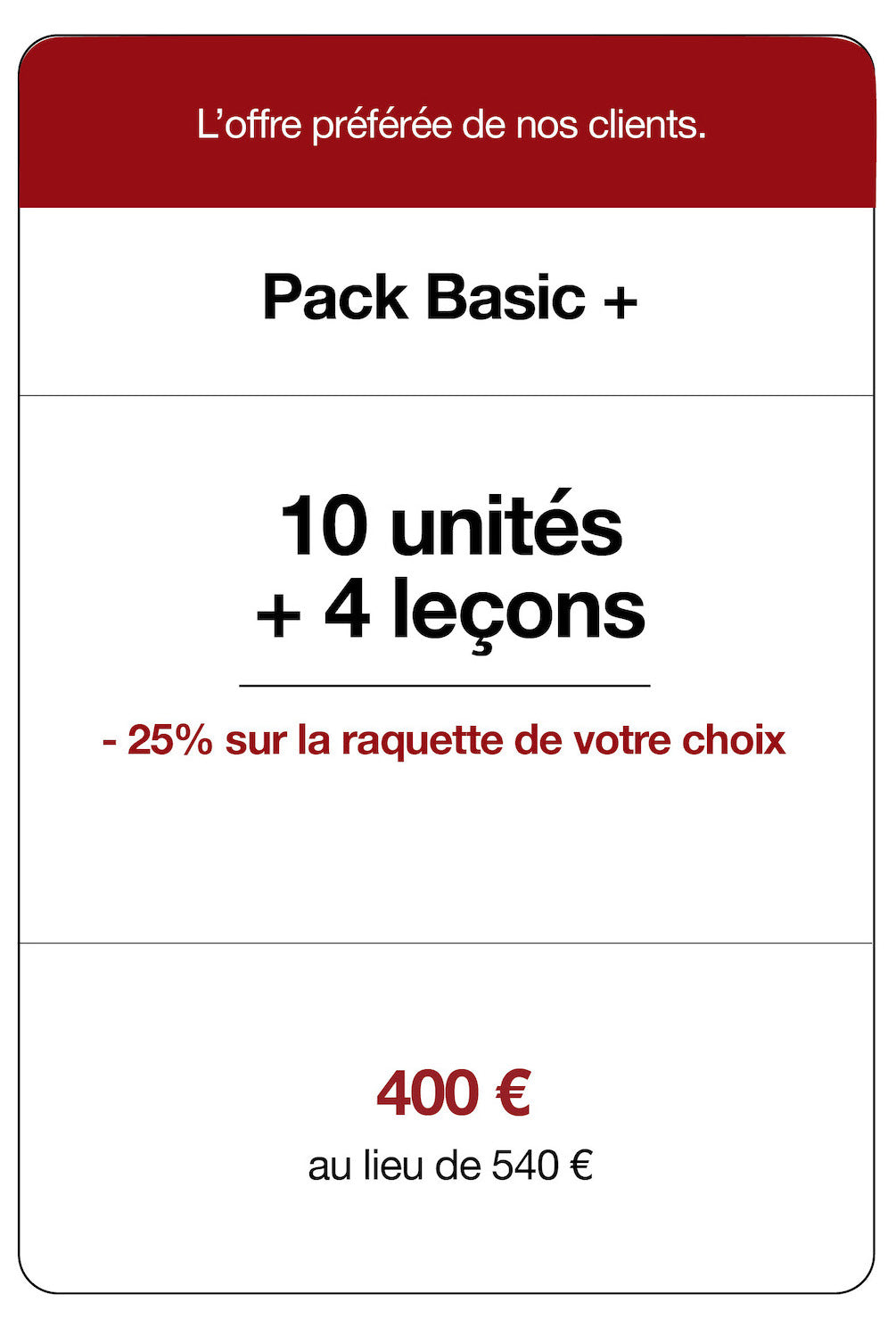 Pack Basic +