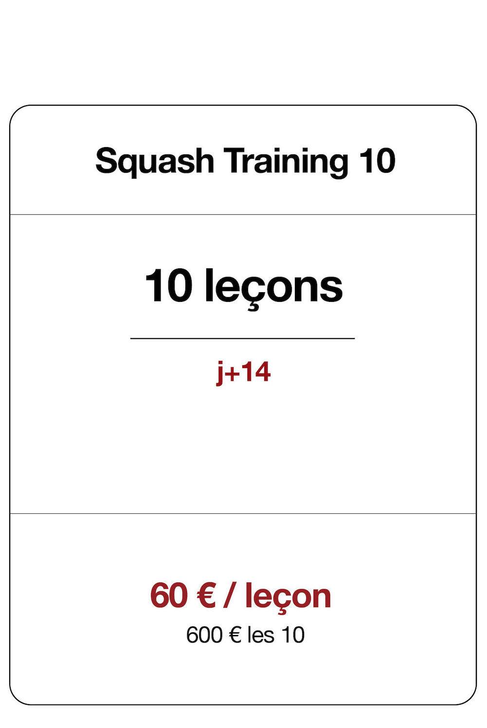 Squash Training 10