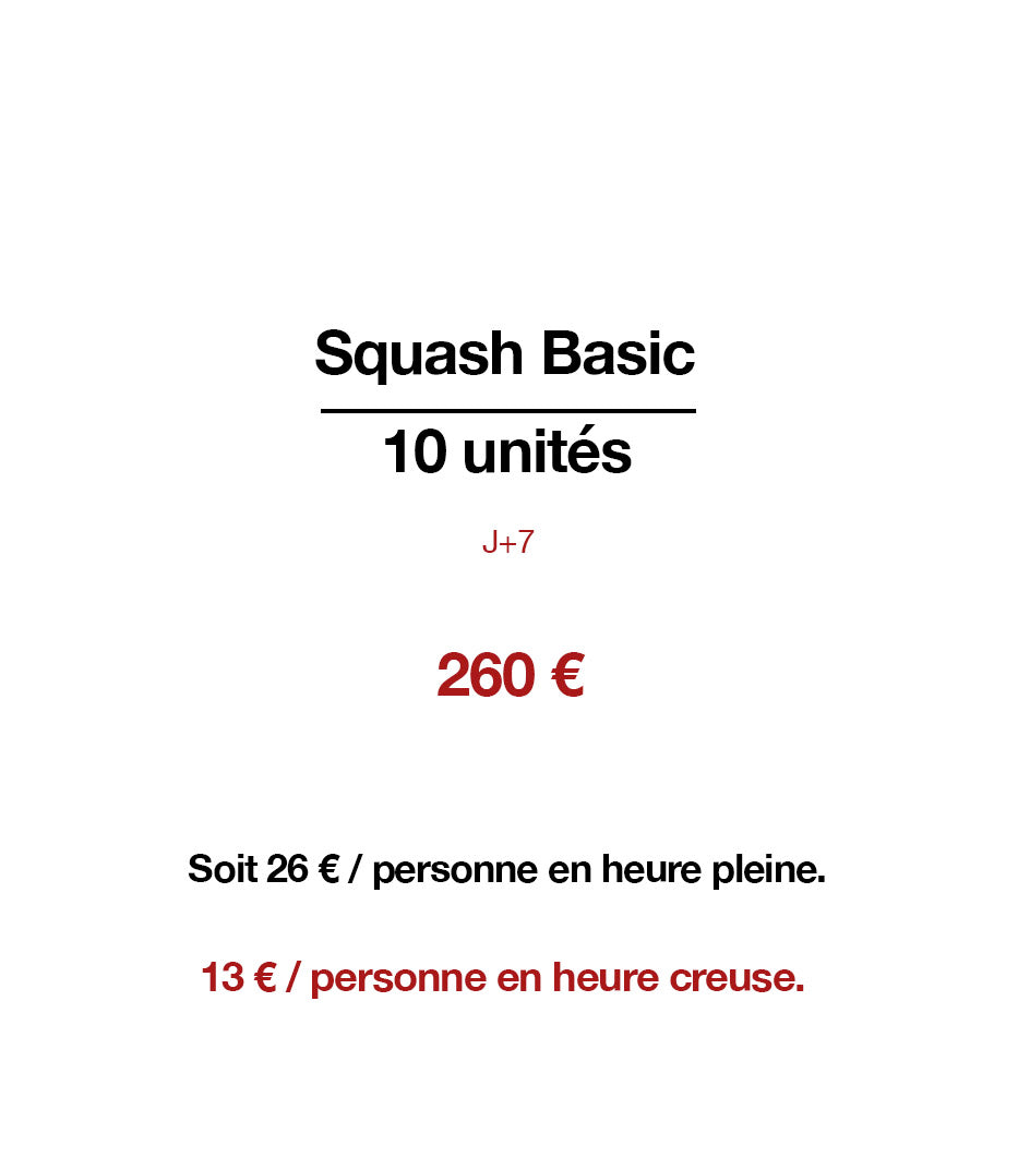 Basic 10 unités
