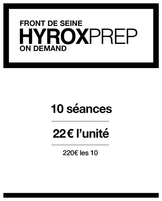 HYROXPREP 10 SÉANCES