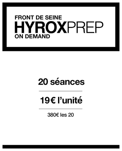 HYROXPREP 20 SÉANCES