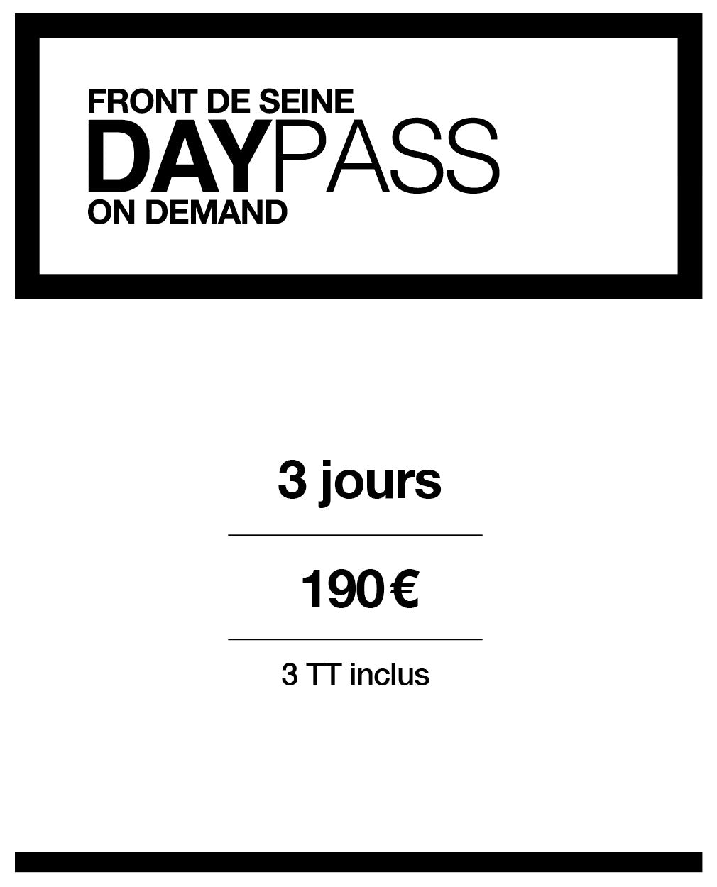 DAYPASS 3 Jours