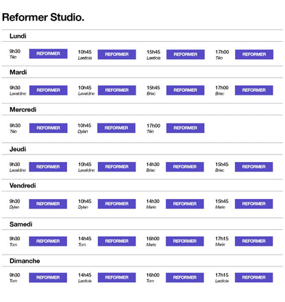 REFORMER 1 SÉANCE