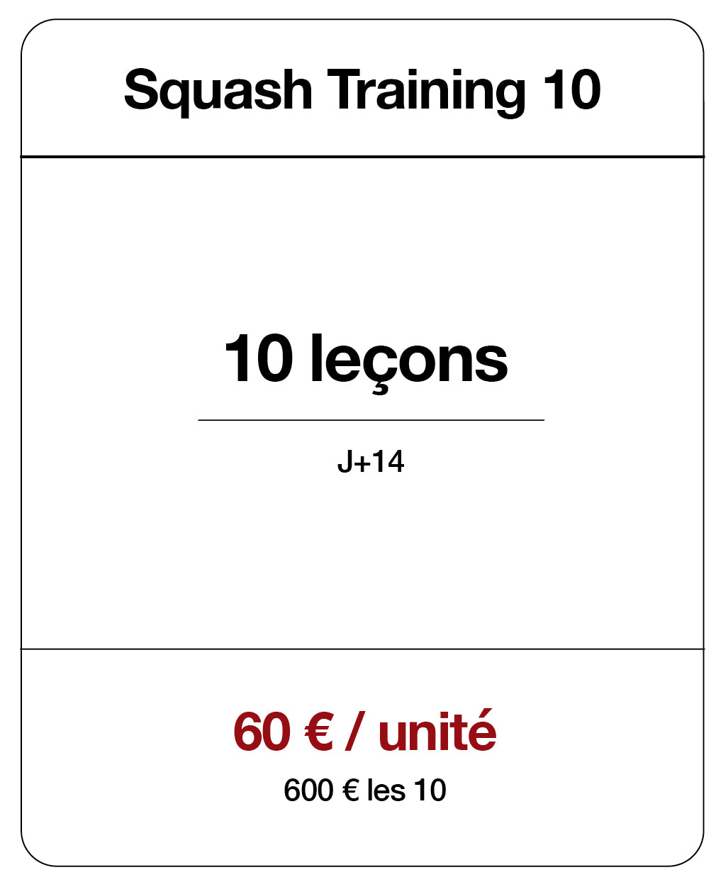 Squash Training 10